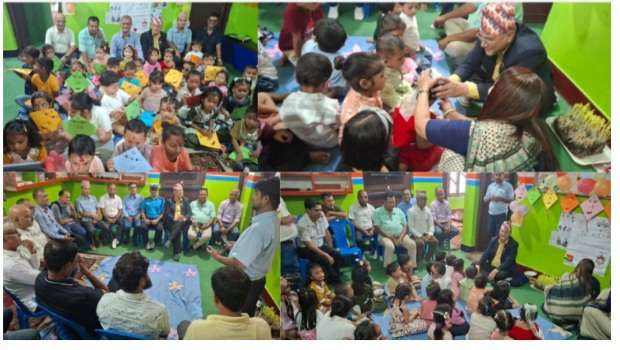 लिङ्कन मन्टेश्वरी स्कुलमा बडादशैंको शुभकामना आदान-प्रदान कार्यक्रम